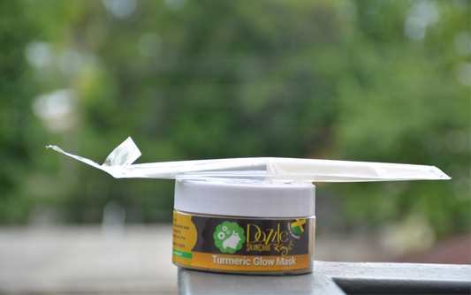 Turmeric glow mask