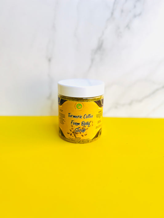 Turmeric Coffee Foam Body Scrub